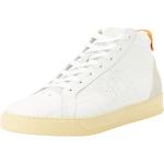 Baskets blanches vintage look casual pour homme 