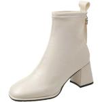 Desert boots beiges en cuir Pointure 38 look casual pour femme 
