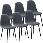 Housses de chaise grises extensibles scandinaves pour enfant 