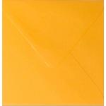 Paper24 Lot de 50 enveloppes carrées Orange 15 x 15 cm 150 x 150 mm Fermeture par humidification Grammage : 120 g/m²