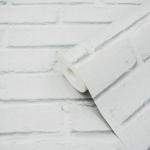 Papiers peints brique blancs modernes 