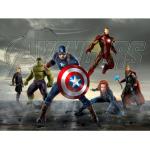 Papier peint XXL intisse Captain America et les Avengers Marvel 360X270 CM
