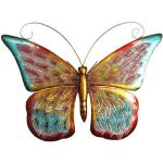 Porte plantes Jardindeco en métal à motif papillons 
