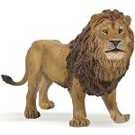 Papo - Figurine animaux - Lion, Souverain de la Savane, jouet pour Enfants, Voyage dans l'Écosystème Africain, Roi des Animaux dans la Savane dès 3 Ans