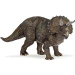 Papo- Tricératops Les Dinosaures Animaux Figurine, 55002, Papo-55002-Figurine-Tricératops