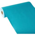 Papstar Chemin de table aspect tissu ''ROYAL Collection'' 24 m x 40 cm turquoise x 4 - 4002911979600