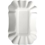 Assiettes carrées Papstar blanches diamètre 14 cm 