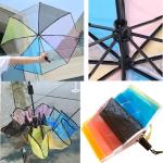 Parapluies pliants multicolores look fashion pour homme 