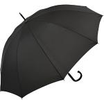 Parapluies canne Falcone noirs en toile Taille XXL classiques pour homme en promo 