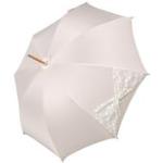 Parapluies de mariage Doppler blanc crème en dentelle avec noeuds à motif Autriche 