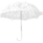 Parapluies japonais blancs en dentelle look fashion pour femme 