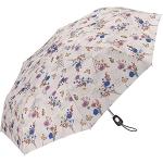 Parapluies pliants Pierre Cardin blanc crème à fleurs look fashion pour femme 
