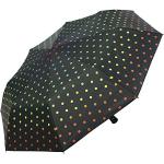 Parapluies pliants multicolores à pois en toile look fashion pour femme 