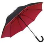 Parapluie droit - automatique - double toile -Noir&Rouge