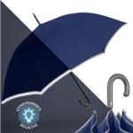 Parapluies automatiques Perletti bleus Taille L look chic pour femme 