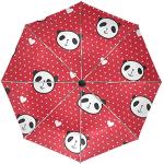 Parapluies pliants en polyuréthane à motif pandas look fashion 
