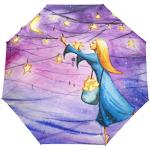 Parapluies pliants à motif licornes look fashion 
