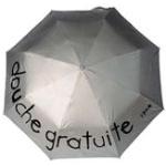 Parapluies pliants Incidence argentés en toile pour femme 