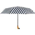 Parapluies pliants Susino blancs à rayures à motif canards pour femme 