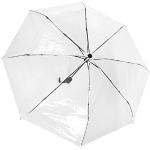 TeamSky Parapluies Pliants Portable à La Mode Parapluie Transparent Automatique Trois Plis Parapluie Pliant Pour Extérieur, Parapluie De Pluie Pour Femmes,Mariage,Photoshoot
