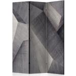 Paravent 3 Volets Abstract Concrete Blocks 135x172cm - Paris Prix