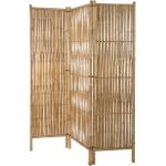 Paravents en bambou Atmosphera marron tressés en bambou style bohème 