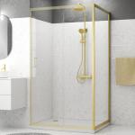 Cabines de douche Aurlane dorées en aluminium 