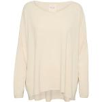 Part Two Women's Pullover Loose Fit Boat Neck Batwing Sleeves Slim Sleeve Inset
