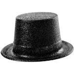Chapeaux haut de forme Party Pro noirs à paillettes look fashion 