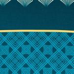 Linge de lit Linnea Design bleu marine en coton à motif canards 140x200 cm art déco 
