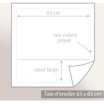 Housses de couette Linnea Design blanches all over en coton 200x200 cm style bohème 