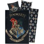 Linge de lit multicolore en coton Harry Potter Poudlard 