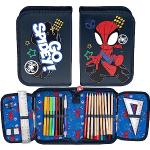 Paso The Marvel Spiderman Spidey and Super Buddies Trousse à crayons pliable, multicolore, Trousse extensible