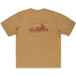 T-shirts col rond Patagonia marron en coton éco-responsable à col rond Taille M pour homme en promo 