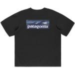 T-shirts col rond Patagonia noirs en jersey éco-responsable à col rond Taille XS pour homme 