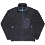 Vestes zippées Patagonia Classic Retro-X bleues en fil filet respirantes éco-responsable Taille XS pour homme 
