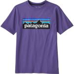 T-shirts Patagonia violets à motif ville enfant bio éco-responsable 
