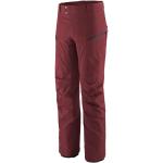 Pantalons de ski rouges en toile imperméables stretch Taille L pour homme 