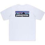 T-shirts basiques Patagonia blancs en jersey éco-responsable à col rond Taille XS pour homme 