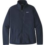 Vestes zippées Patagonia Better Sweater bleues en polaire éco-responsable Taille S pour homme 
