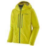 Vestes de ski Patagonia jaunes en toile imperméables respirantes avec jupe pare-neige Taille L look fashion pour homme 