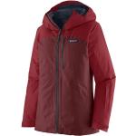 Vestes de ski Patagonia rouges en taffetas à motif Afrique imperméables coupe-vents respirantes avec jupe pare-neige Taille XS pour femme 