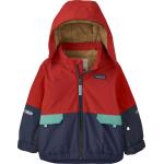 Vestes de ski Patagonia rouges enfant éco-responsable 