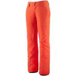 Pantalons de ski Patagonia rouges en taffetas imperméables coupe-vents respirants Taille M look fashion en promo 