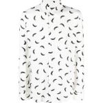Chemises Patrizia Pepe blanches en viscose imprimées à manches longues Taille XXL pour homme 