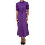 Patrizia Pepe - Dresses > Day Dresses > Shirt Dresses - Purple -