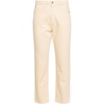 Jeans taille haute Patrizia Pepe beige clair en denim à clous W25 L28 pour femme 