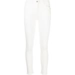 Jeans skinny Patrizia Pepe blancs en coton mélangé à strass W25 L28 pour femme 