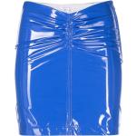 Jupes moulantes Patrizia Pepe bleues en cuir verni Taille XXL pour femme en promo 