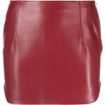 Minijupes Patrizia Pepe rouge bordeaux en cuir synthétique minis Taille XXL pour femme en promo 